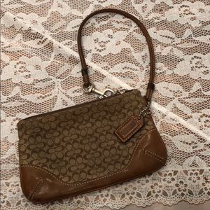 Coach Signature Wristlet
